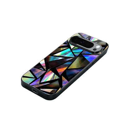 Shattered Luxe stylish phone case for google pixel 10 pro xl | glossy glass and slim fit