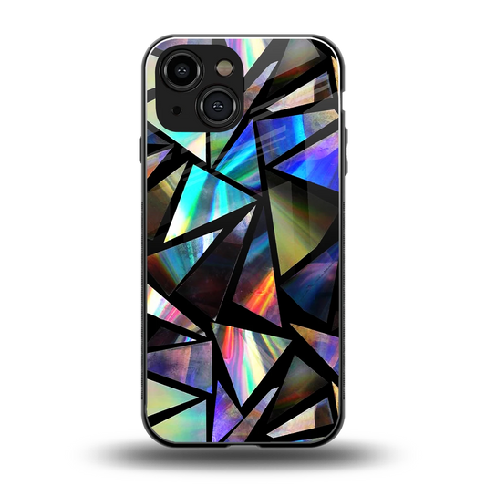 Shattered Luxe back phone cover | glass case for iphone 13 mini