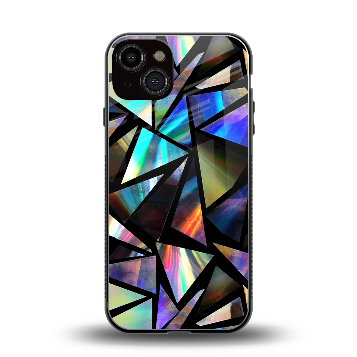Shattered Luxe back phone cover | glass case for iphone 13