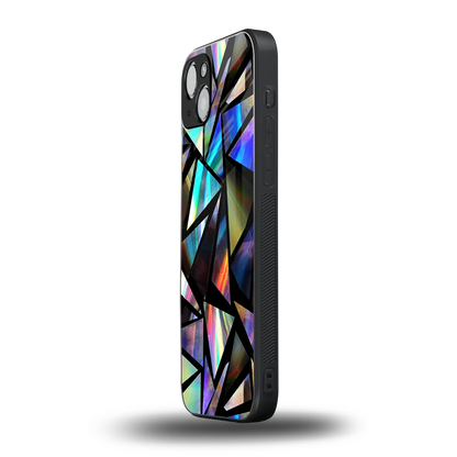 Shattered Luxe iphone 14 mobile cover | shockproof glass phone case