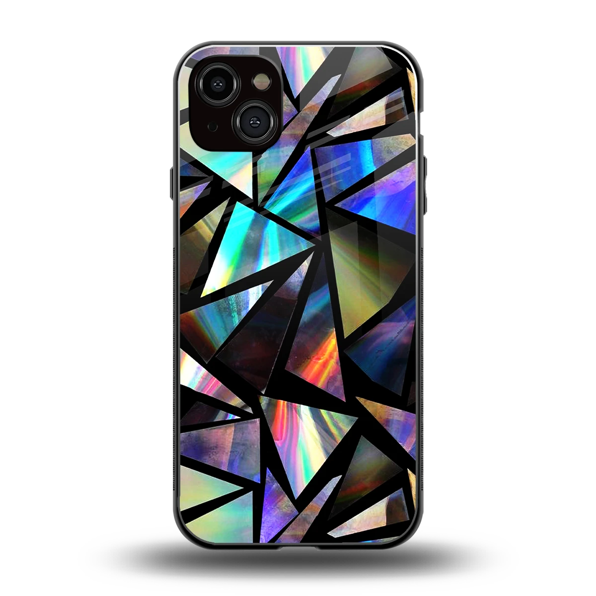 Shattered Luxe back phone cover | glass case for iphone 14 plus