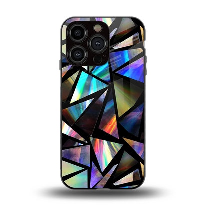 Shattered Luxe back phone cover | glass case for iphone 15 pro