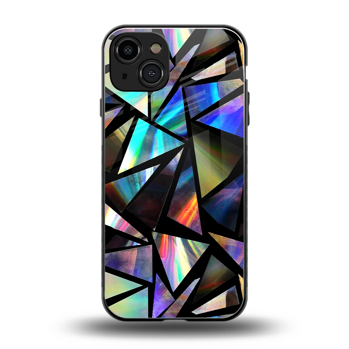 Shattered Luxe back phone cover | glass case for iphone 15