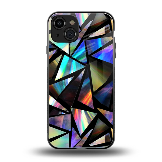 Shattered Luxe back phone cover | glass case for iphone 15