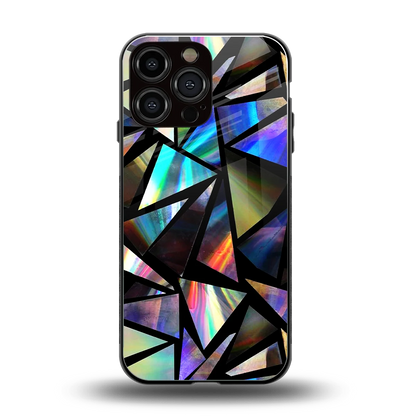 Shattered Luxe back phone cover | glass case for iphone 16 pro max