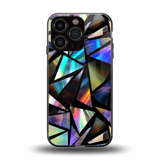 Shattered Luxe back phone cover | glass case for iphone 16 pro