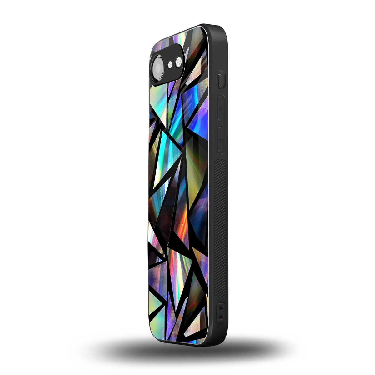 Shattered Luxe iphone 17e mobile cover | shockproof glass phone case