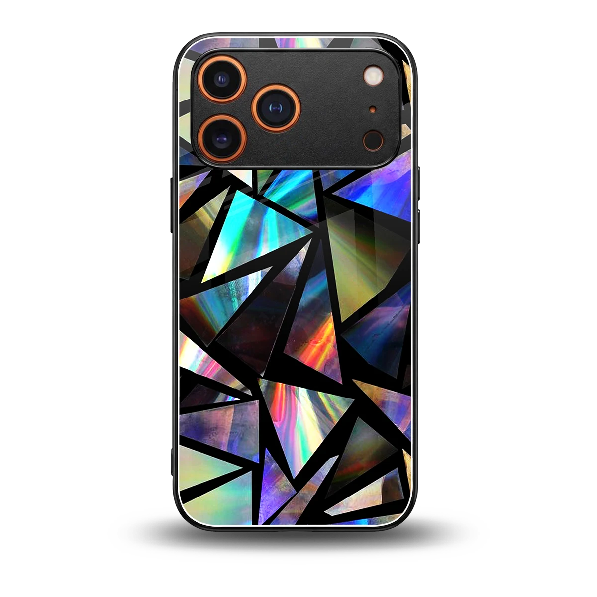 Shattered Luxe back phone cover | glass case for iphone 17 pro