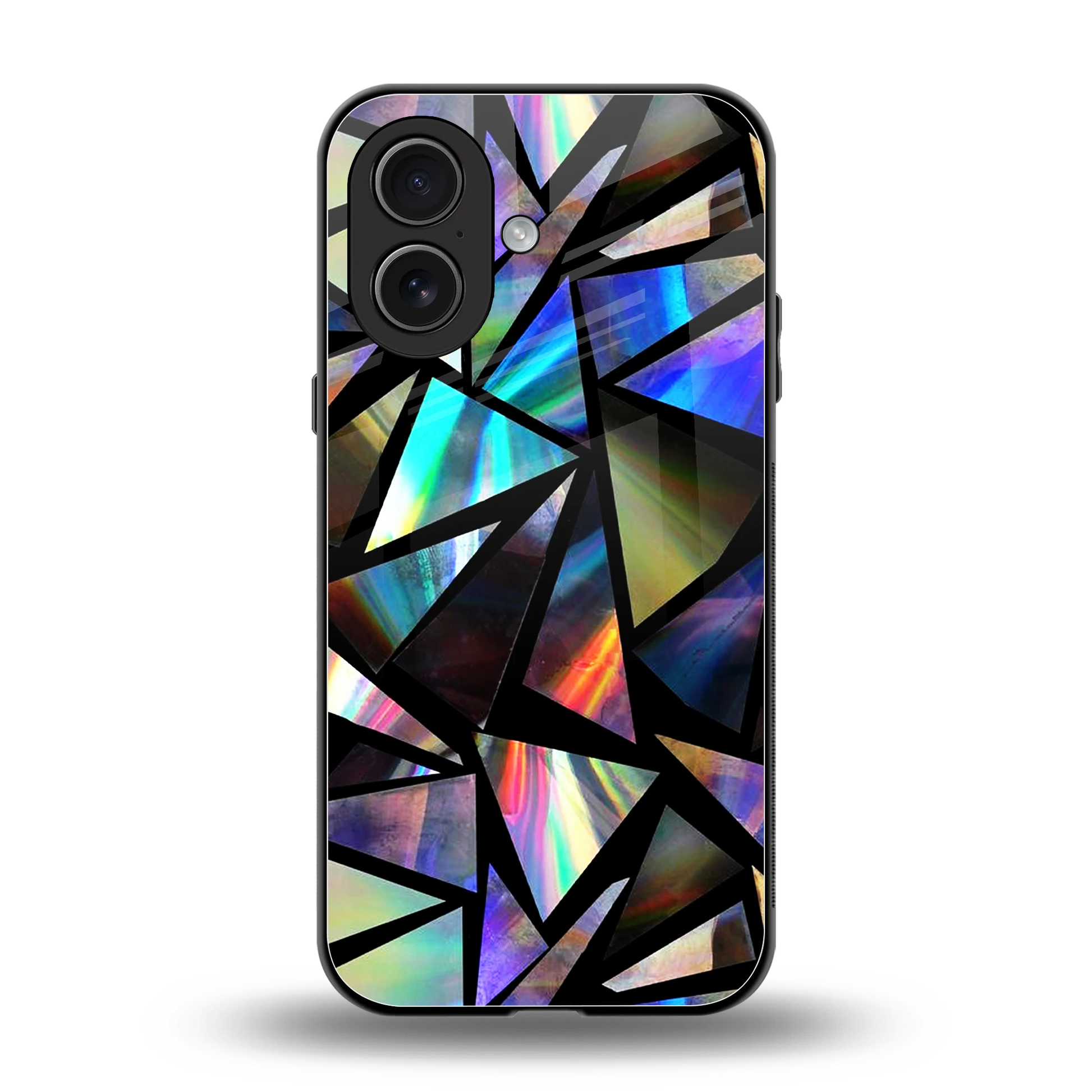 Shattered Luxe back phone cover | glass case for iphone 17