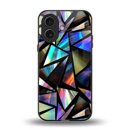 Shattered Luxe back phone cover | glass case for iphone 17