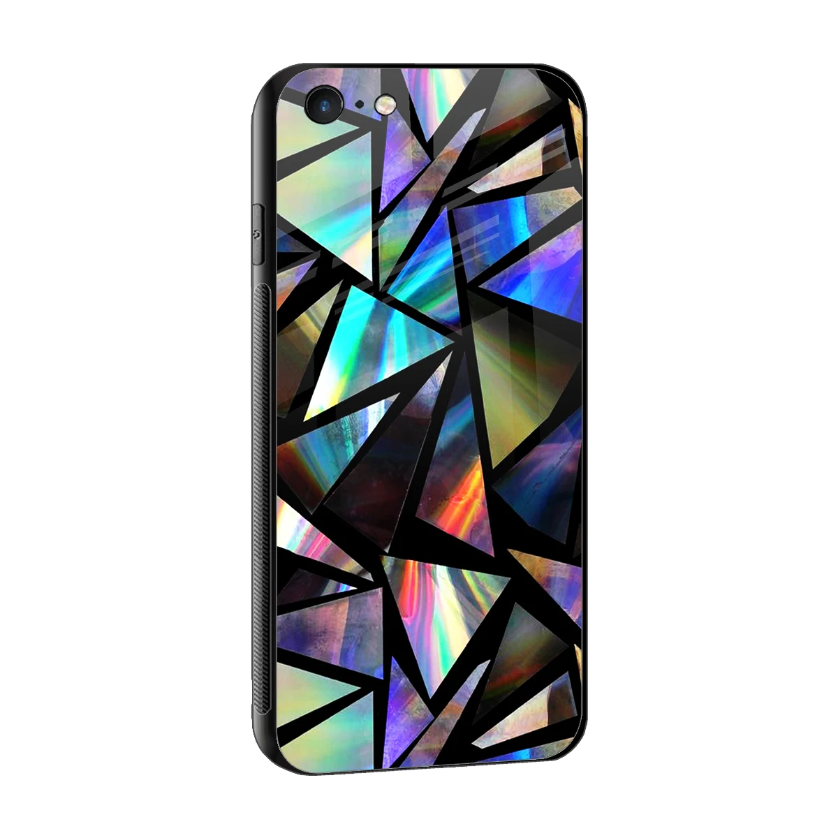 Shattered Luxe sleek iphone 6 cover with tempered glass back and TPU edges