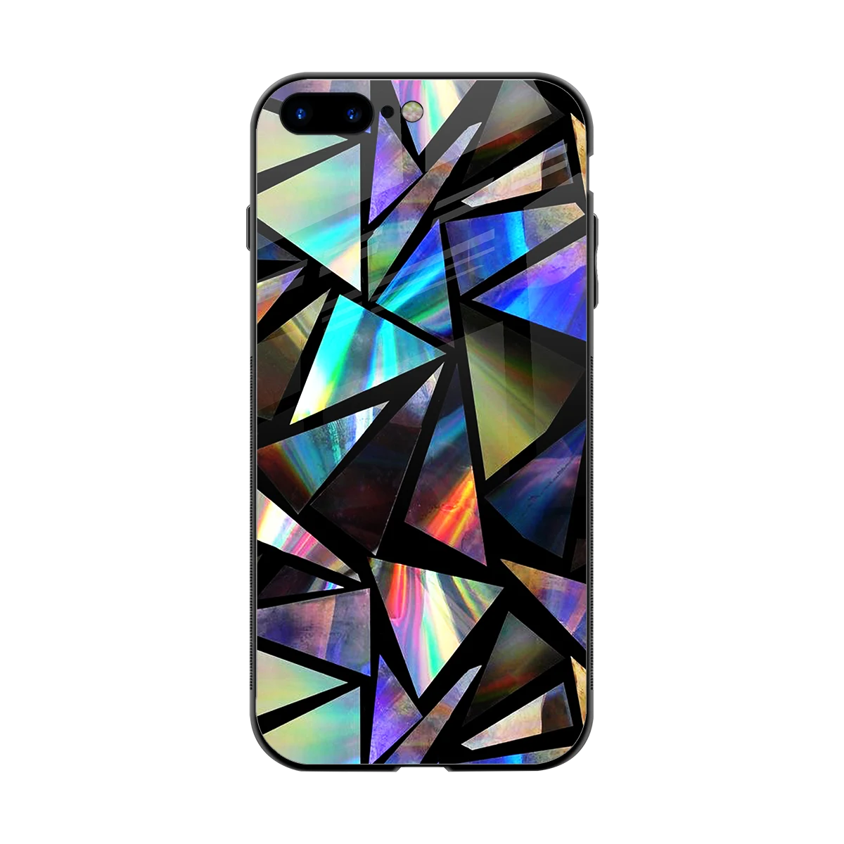 Shattered Luxe back phone cover | glass case for iphone 8 plus