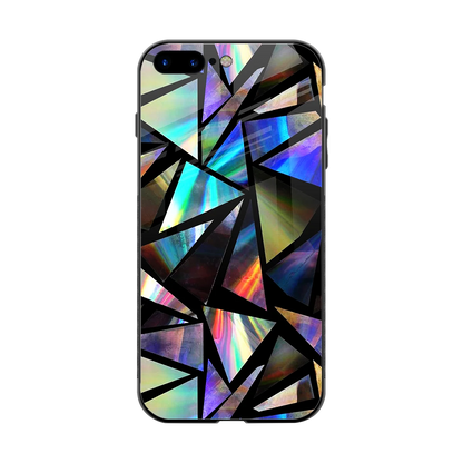 Shattered Luxe back phone cover | glass case for iphone 8 plus