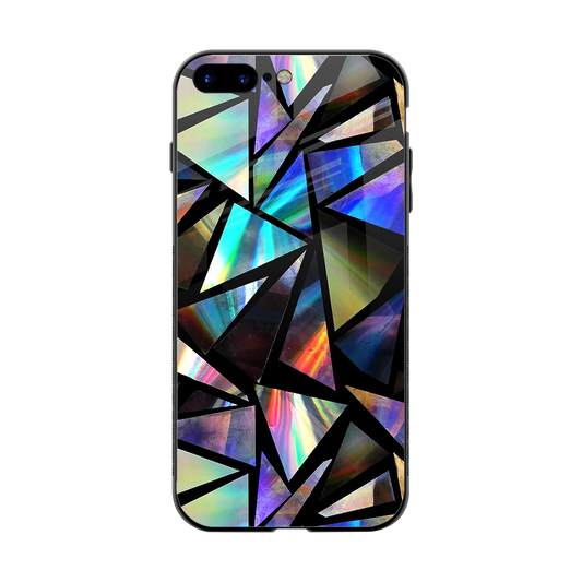 Shattered Luxe back phone cover | glass case for iphone 8 plus