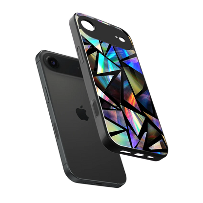 Shattered Luxe sleek iphone air cover with tempered glass back and TPU edges