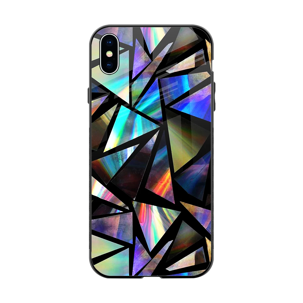 Shattered Luxe back phone cover | glass case for iphone xs max