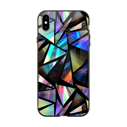 Shattered Luxe back phone cover | glass case for iphone xs max