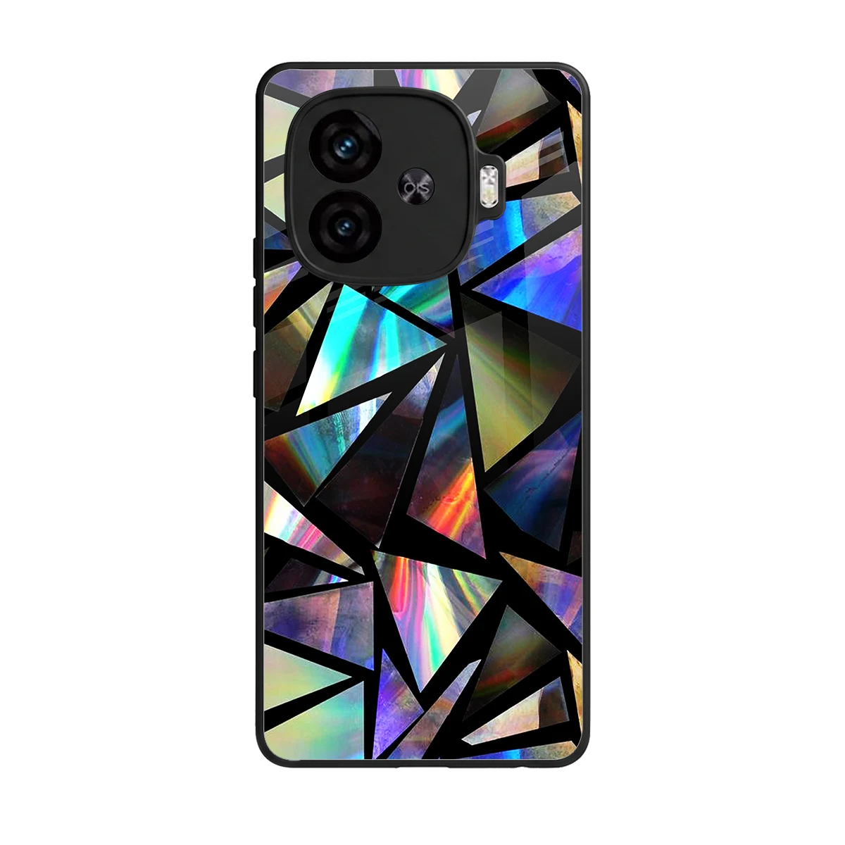 Shattered Luxe back phone cover | glass case for iqoo neo 10r 5g