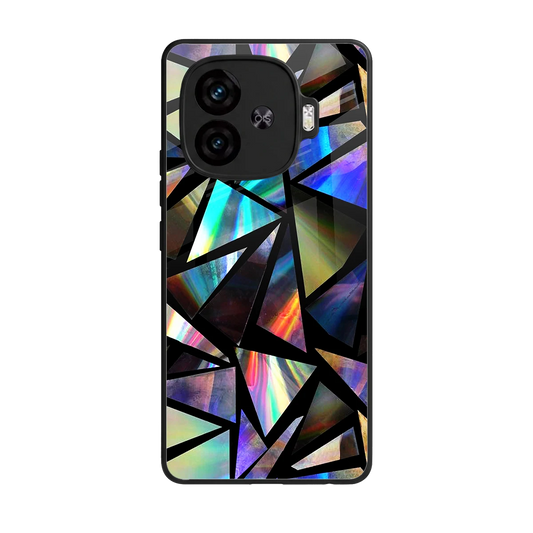 Shattered Luxe back phone cover | glass case for iqoo neo 10r 5g