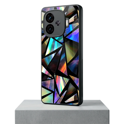 Shattered Luxe iqoo neo 10r 5g mobile cover | shockproof glass phone case
