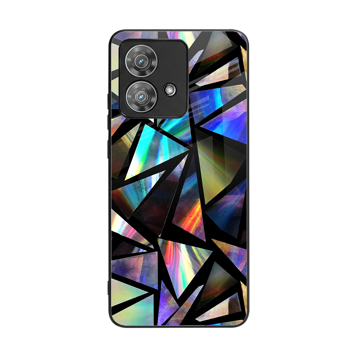 Shattered Luxe back phone cover | glass case for motorola edge 40 neo 5g