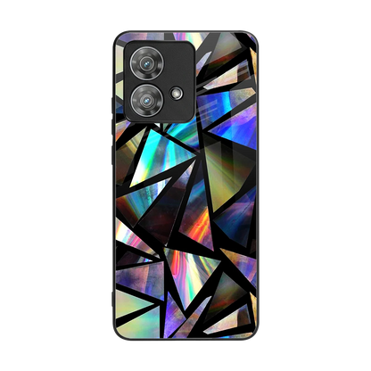 Shattered Luxe back phone cover | glass case for motorola edge 40 neo 5g