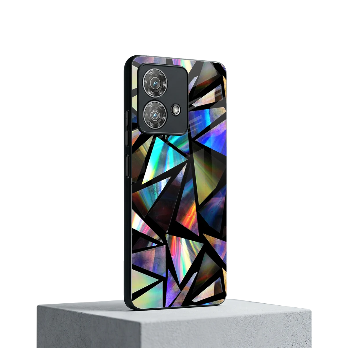 Shattered Luxe motorola edge 40 neo 5g mobile cover | shockproof glass phone case