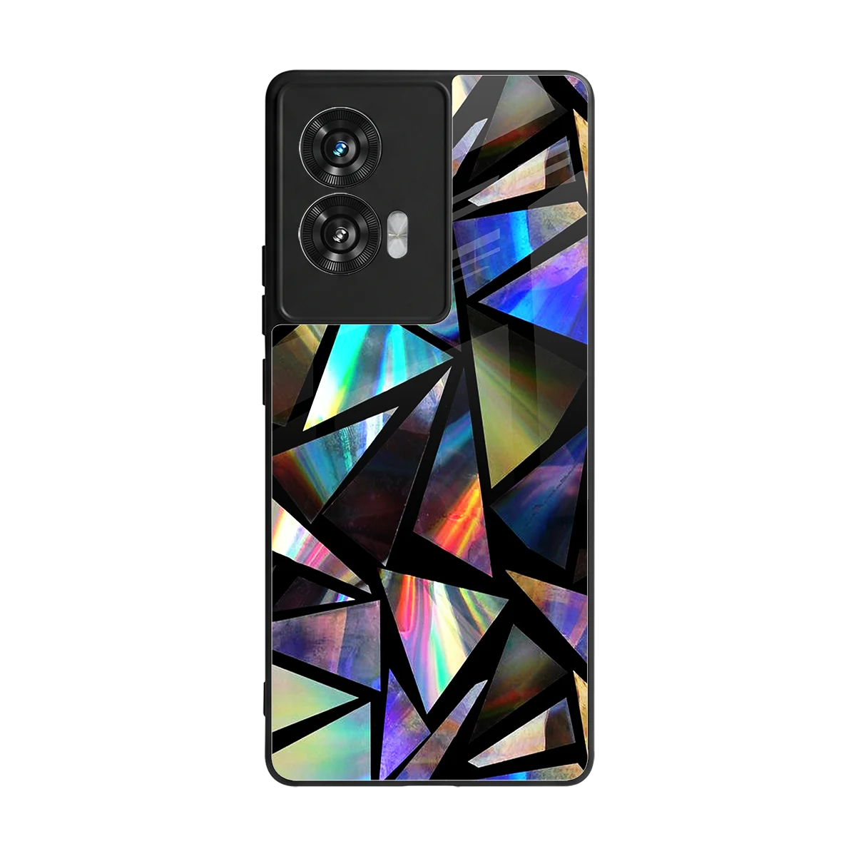 Shattered Luxe back phone cover | glass case for motorola edge 50 fusion