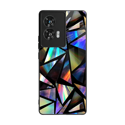 Shattered Luxe back phone cover | glass case for motorola edge 50 fusion