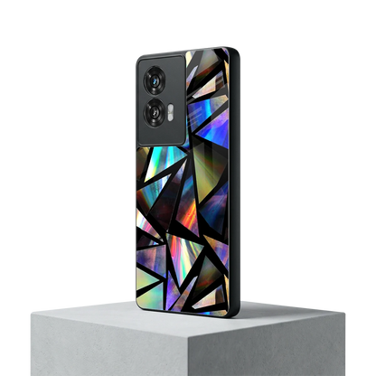 Shattered Luxe motorola edge 50 fusion mobile cover | shockproof glass phone case