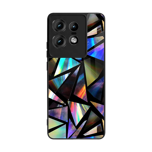 Shattered Luxe back phone cover | glass case for motorola edge 50 pro