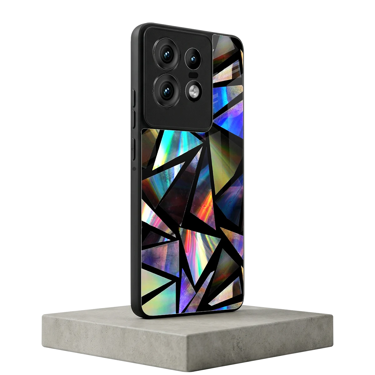 Shattered Luxe motorola edge 50 pro mobile cover | shockproof glass phone case