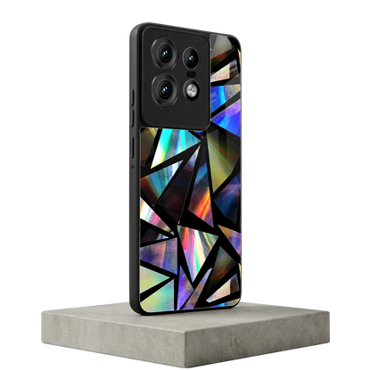 Shattered Luxe motorola edge 50 pro mobile cover | shockproof glass phone case