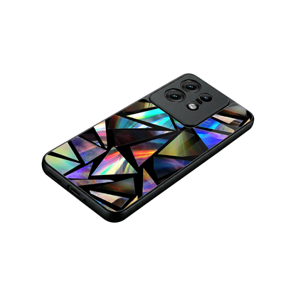 Shattered Luxe stylish phone case for motorola edge 50 pro | glossy glass and slim fit