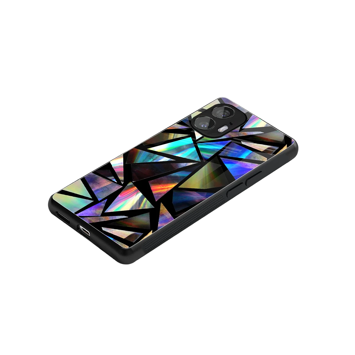 Shattered Luxe stylish phone case for nothing phone 2 | glossy glass and slim fit