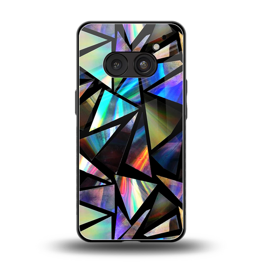 Shattered Luxe back phone cover | glass case for nothing phone 2a