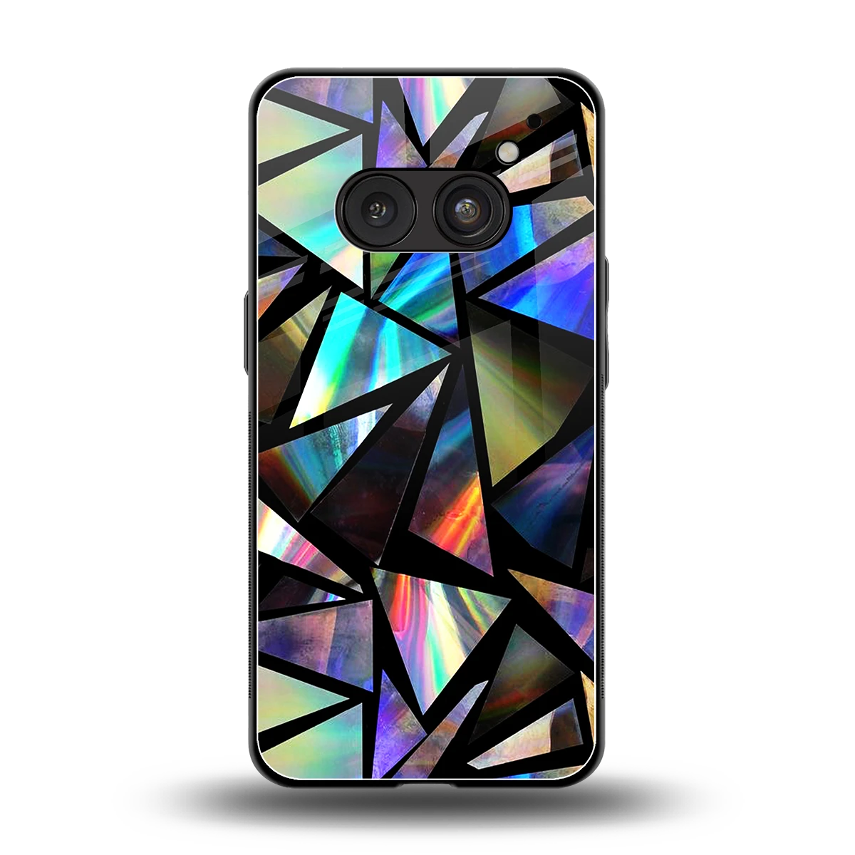 Shattered Luxe back phone cover | glass case for nothing phone 2a plus