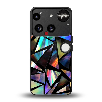 Shattered Luxe back phone cover | glass case for nothing phone 3