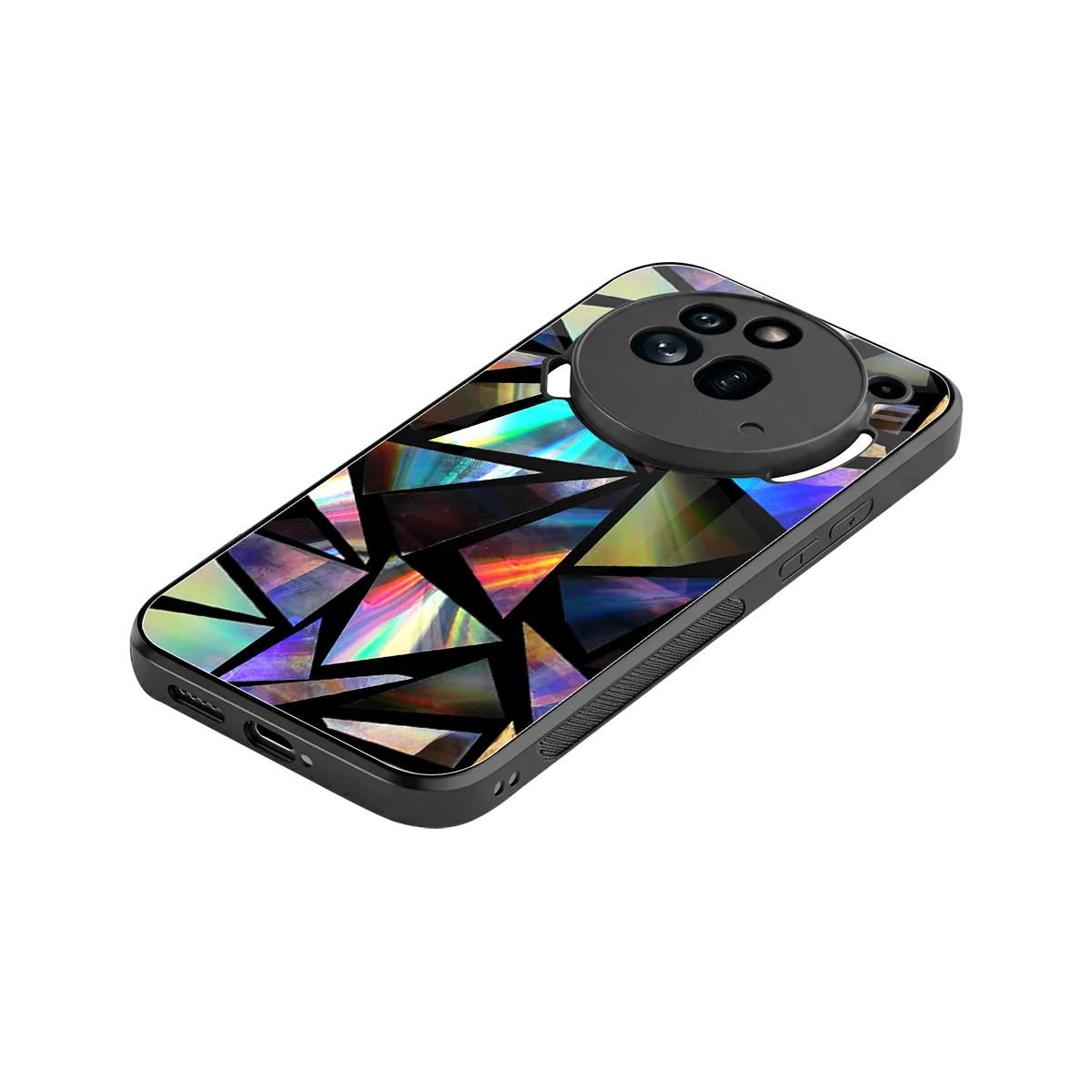 Shattered Luxe stylish phone case for nothing phone 3a pro | glossy glass and slim fit