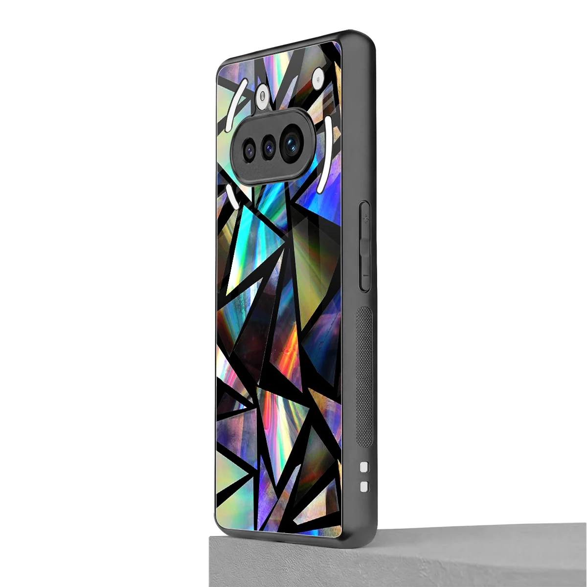 Shattered Luxe nothing phone 3a mobile cover | shockproof glass phone case