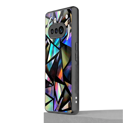 Shattered Luxe nothing phone 3a mobile cover | shockproof glass phone case