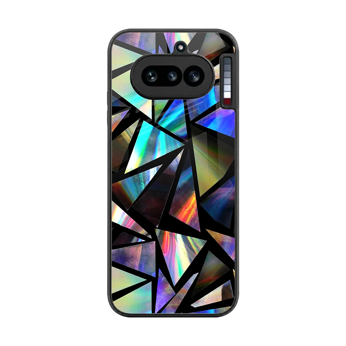 Shattered Luxe back phone cover | glass case for nothing phone 4a