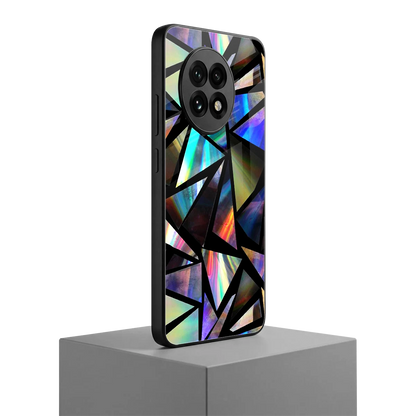 Shattered Luxe oneplus 13r mobile cover | shockproof glass phone case