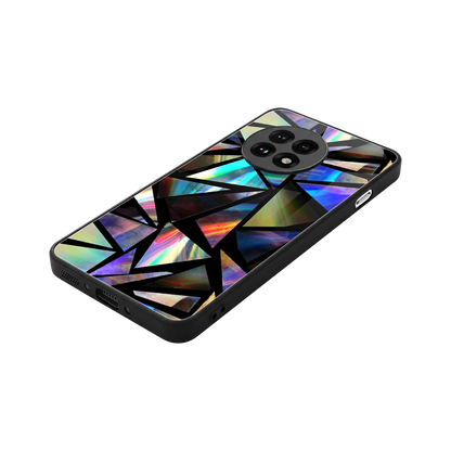 Shattered Luxe stylish phone case for oneplus 13r | glossy glass and slim fit