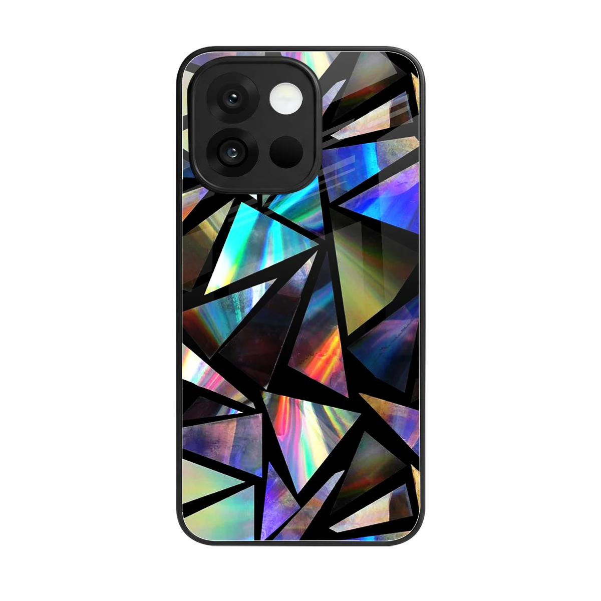 Shattered Luxe back phone cover | glass case for oneplus 13s