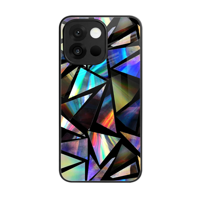 Shattered Luxe back phone cover | glass case for oneplus 13s