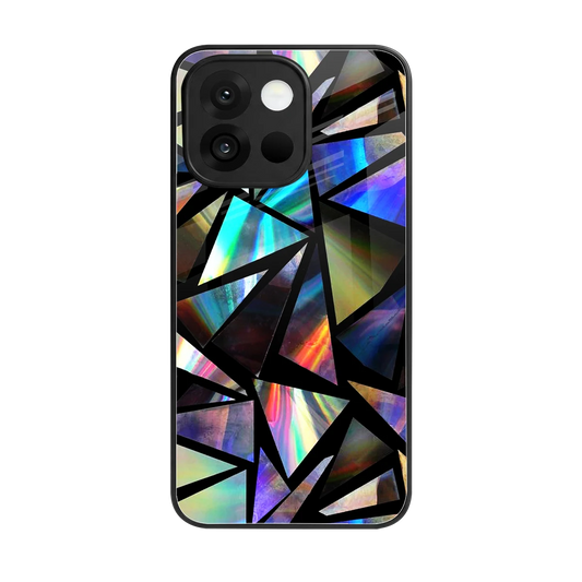 Shattered Luxe back phone cover | glass case for oneplus 13s