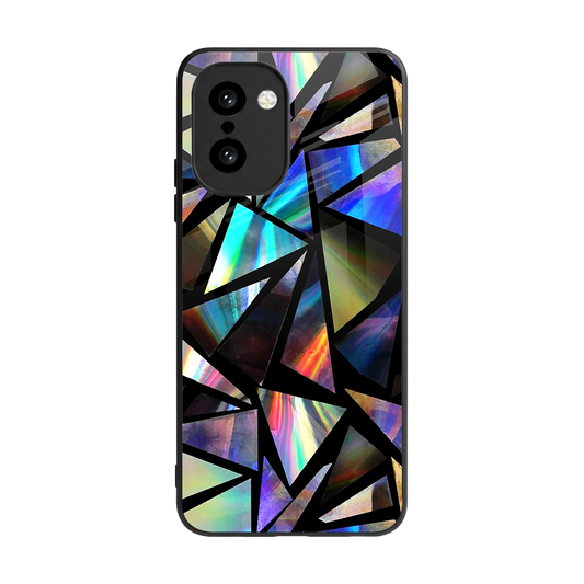 Shattered Luxe back phone cover | glass case for oneplus 15r