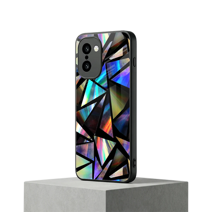 Shattered Luxe oneplus 15r mobile cover | shockproof glass phone case