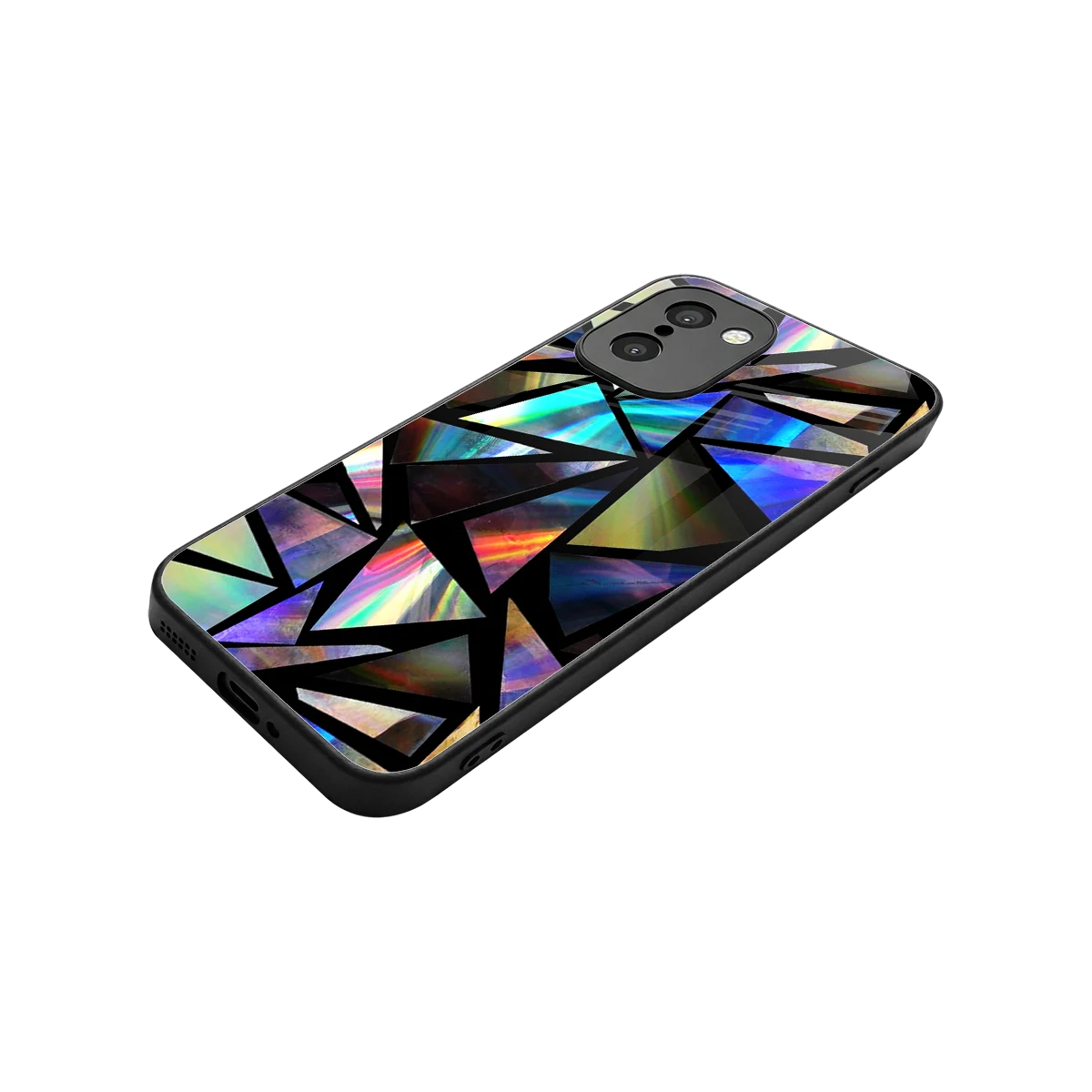 Shattered Luxe stylish phone case for oneplus 15r | glossy glass and slim fit
